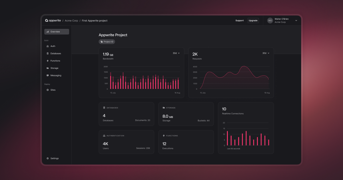 Visit the Appwrite repo